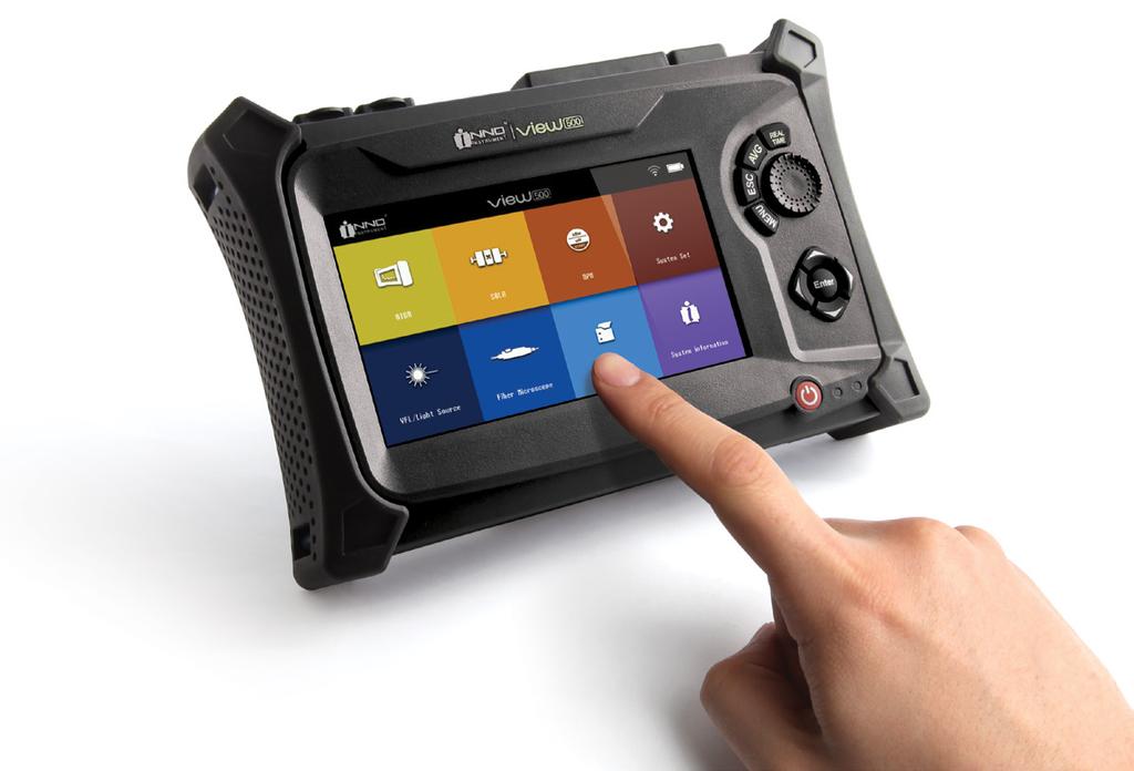 The multi-point capacitive touch screen allows for user-friendly operation.