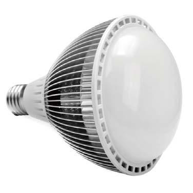 High Lumen Efficiency 75% energy savings improvement over halogen lamps PAR30-PAR38 B01 SERIES SPOTLIGHT PAR30-PAR38 C01 SERIES SPOTLIGHT Direct Halogen Replacement More convenient installation and