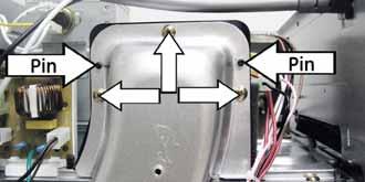 (See the Removing Upper Oven section in this guide.) The outer convection fan must be removed before removing the motor.