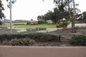 on retention and revegetation of native plants and trees, in conjunction with localised stormwater management.