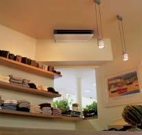 FHQ-BU / RR-B Ceiling suspended unit FHQ71BU RR71B The ideal solution for shops, restaurants or offices without false ceilings The unit has a compact casing Leaves maximum floor and wall space for