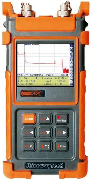 palmotdr Series Handheld OTDR Most Compact High-Performance OTDR Comprehensive fiber applications, ideal for LAN/WAN/FTTx certification & trouble-shooting: SM: 1310/1490/1550, 1625/1650nm (with