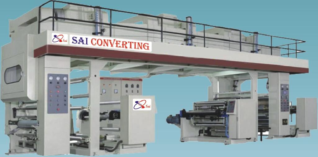 HIGH SPEED LAMINATION MACHINE MODEL : SUPERLAM-200 200 MPM TECHNICAL SPECIFICATIONS: Machine Speed 200 meters / minute Max Web Width : 500 to 1400mm Electronic web guide 03 Unwind & Rewind Max.