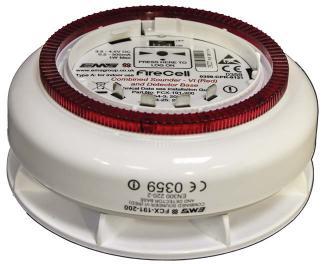 FCX-170-001 FireCell Wireless Detector Base Only Includes 6x AA batteries.