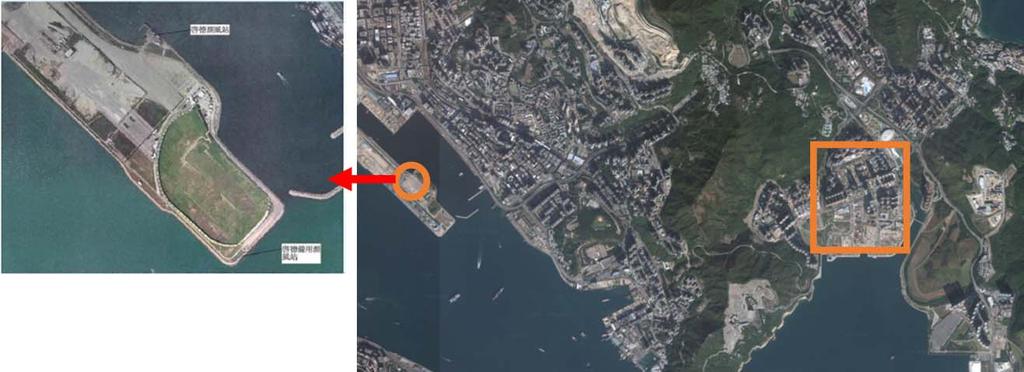 Based on the present situation of data collection and its feasibility, the wind data (ABL-BC) come from Kai Tak wind station, which is not far from Tseung Kwan O new town (FIG.7).
