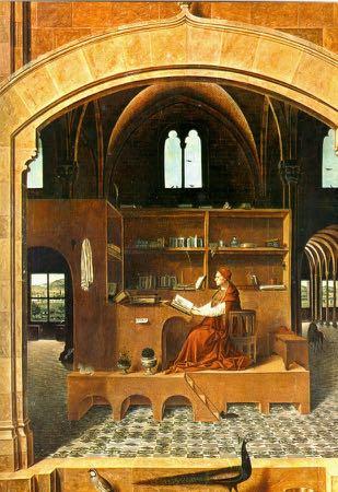 The solitary scholar St Jerome in