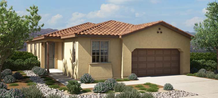 Residence 2CR MODEL Single-story Up to 4 Bedrooms 2 Bathrooms Den 2-Bay Garage 1,757 sq. ft.