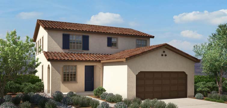 Residence 3B MODEL Two-story 4 Bedrooms 3 Bathrooms 2-Bay Garage 1,975 sq. ft.
