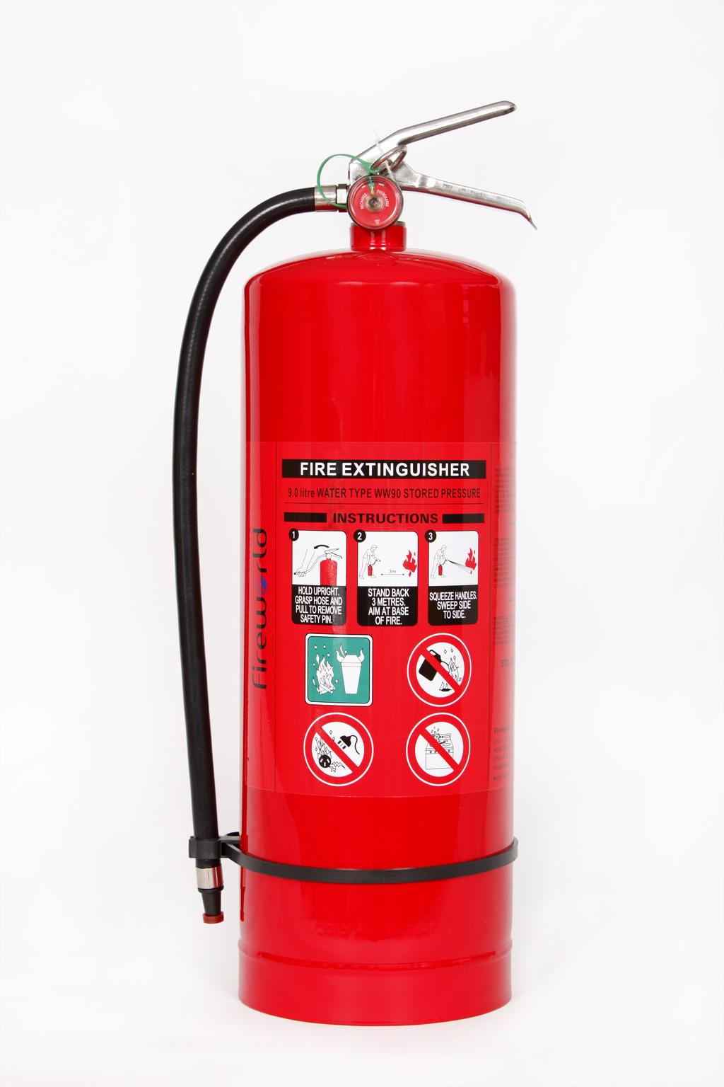 - 3 - WORLD AIR WATER EXTINGUISHER Certified & Approved to AS/NZS 1841.