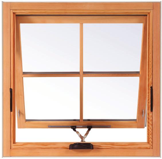 Consider using awning windows as an accent above which