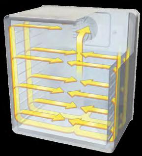 2. Air ducting The air movement in a constant climate chamber is crucial for high accuracy of temperature and humidity above all racks in loaded condition.