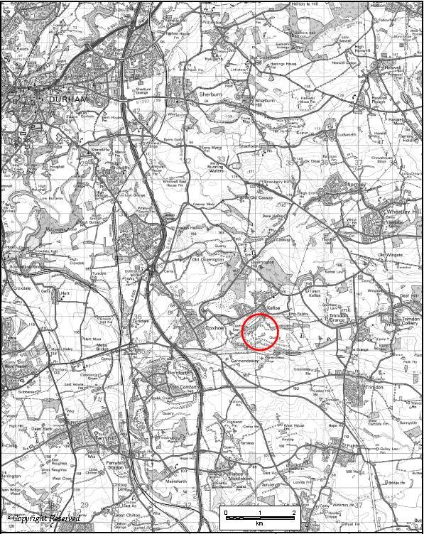 Plate 1: Location of 2.1.2 The site is situated on the southern and western flanks of Raisby Hill, which forms part of the wider Durham Magnesian Limestone escarpment.