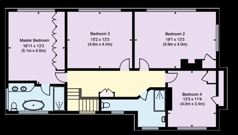 Reception Bedroom Bathroom Approximate Gross Internal Floor Area Main House: 3315 sq ft / 308.