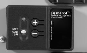 INSTALLATION GUIDE 13. Balancing the unit TIPS As mentioned in the section, the Duotrol TM System has two different purposes. 1. Mode Selector 2.