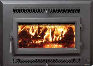 Standard Bypass Damper for easy start-up and smoke free reloading Surround Panels Designed to finish off the fireplace opening behind the face.