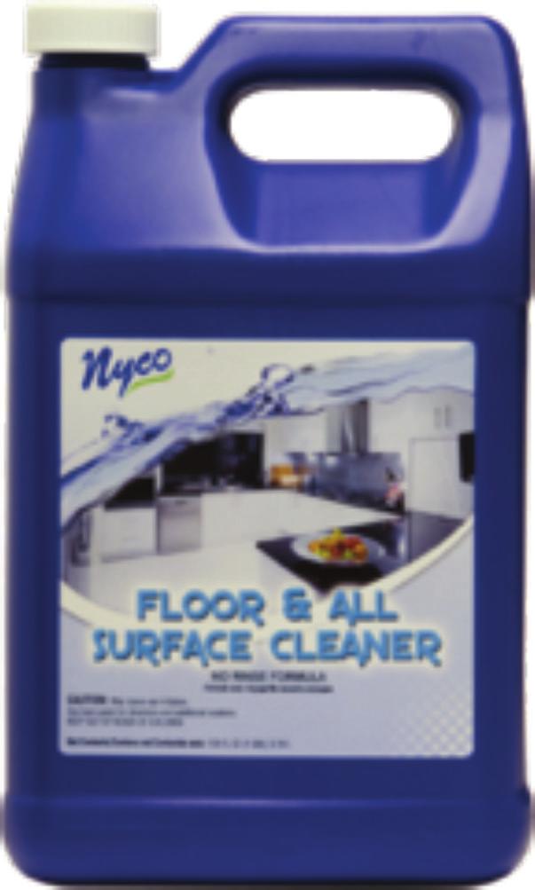 Floor & All Surface Cleaner No Rinse Formula Powerhouse combines low-foaming surfactants, solvent emulsifiers, alkaline builders, Neutral ph cleaner safely removes dirt, soil, grease and grim from