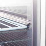 Removable balloon type magnetic door gasket with air release points provides an excellent seal to prevent heat ingress, easy replacement and avoiding dirt traps