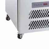 unit and evaporator for easy servicing with zero down time Excellent thermal efficiency, high density polyurethane insulation with Zero ODP (Ozone