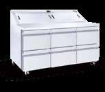 base 2. 2 drawers bank (Non GN size) 3.