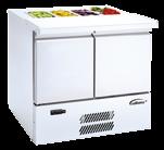 Professional Refrigeration > Counter Series Aztra Salad Specification Accommodates 1/1 GN size for SU10CT(J) and