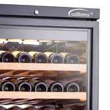 Fully extendable pull-out type wooden wine rack to keep bottle canted at proper angle to keep corks moist and display wine in a decent way * 03.