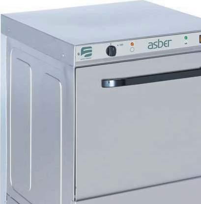 FRONT-OPENING DISHWASHERS 500 x 500 mm basket AISI 304 Intuitive and easy-to-use. Low water consumption: 2-2.5 liters.