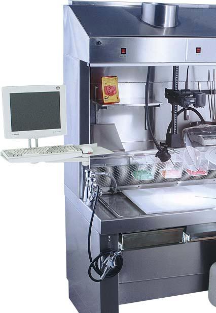 GROSSING MB600 WORKSTATIONS One of the newest and most advanced grossing workstations available in the industry, the MB600 is perfect for large facilities running a number of shifts with a variety of