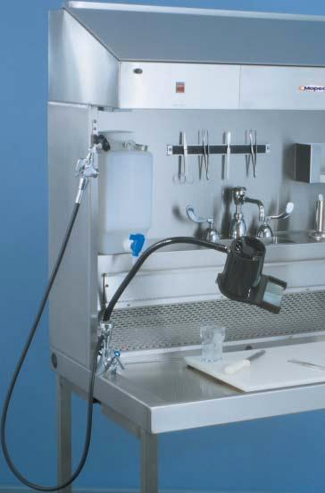 GROSSING MB100 WORKSTATIONS The Mopec MB100 Grossing Workstation is ideal for small laboratories with tight space constraints.