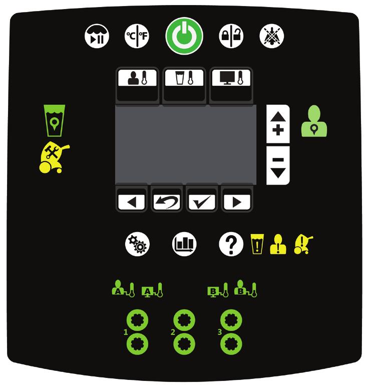 Quick start guide for Altrix Precision Temperature Management System Product functions (continued) Icon Function Icon Function Water temperature on target, solid green when active, does not breathe