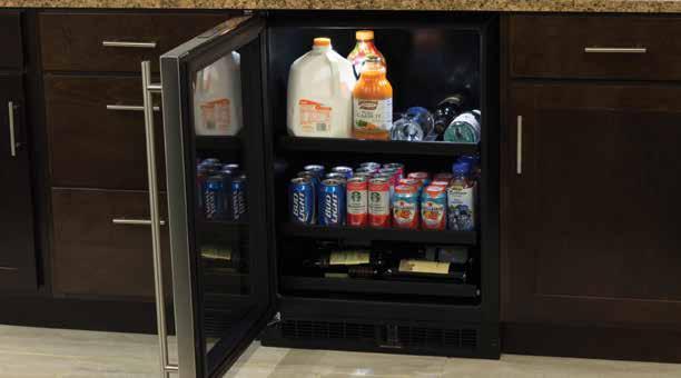 24" Marvel Beverage Center with Two 60/40 Split Convertible Shelves Model # ML24BCG1** 15" Marvel Beverage Center Model # ML15BC**** Certified to meet ENERGY STAR requirements Dynamic Cooling