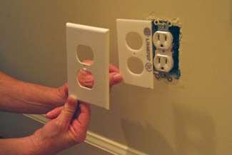 Insulate your switch-plate covers. Your sockets and light switches are essentially holes in the wall that allow air to flow through.