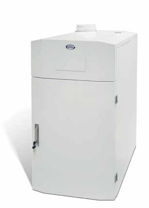 Grant Vecta Condensing Wood Pellet Boiler range High efficiency white cased condensing biomass boiler designed for utility room installation The Vecta is a revolutionary new condensing wood pellet