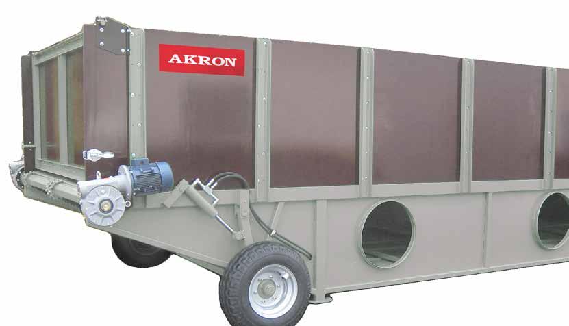 Wood chip dryer Akron CD16 / CD32 Akron s highly appraised wood chip dryer is available in two sizes; with holding capacities of 16 and 32 m 3 respectively.