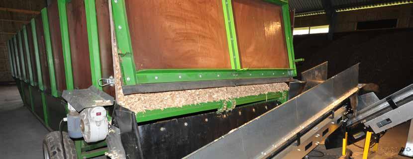 Efficient drying with heated or ambient air The wood chip dryer can be used with drying air of any temperature.