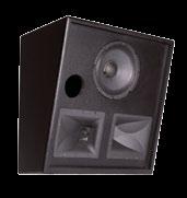 It includes a high-power 8-inch extended low-frequency driver and a titanium diaphragm compression driver mated to a 9 x 9 Tractrix Horn.