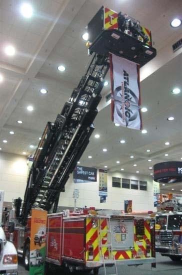 considerations: Aerial ladder reach Aerial ladder obstructions