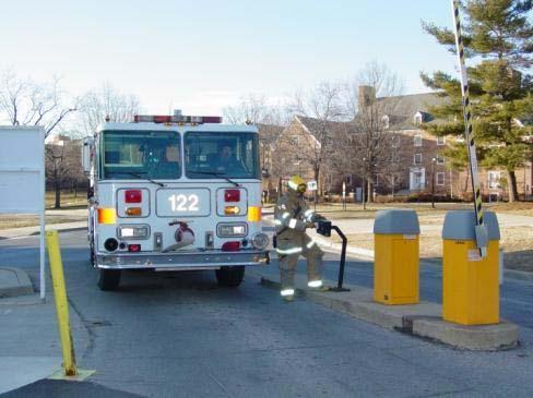 What will help fire apparatus access the site?