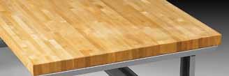 Compressed Wood Top Tempered hardboard top and bottom surface laminated to compressed wood