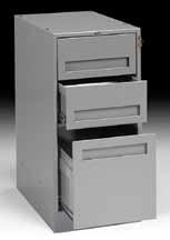 capacity per drawer. Drawer Cam Lock Provides convenient key lock to stackable drawers. Field installable.