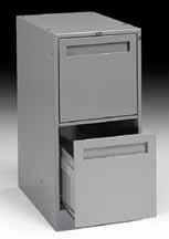 Cabinet is constructed of heavy gauge steel, and is welded for strength.
