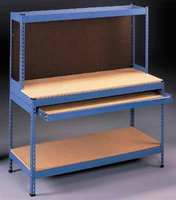 Stur-D-Bench Workbenches Stur-D-Bench Workbenches are the affordable answer to your most demanding tasks. Keep tools and supplies within easy reach for added convenience and productivity.