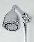 5891 Fixed riser 1000mm x 400mm left Shower Set Comprises: 5884 Overhead Shower Arm 5227 8 Shower