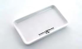 and black porcelain handle & insert 6966 Ceramic Tray - 90mm x 150mm 9132 Pair