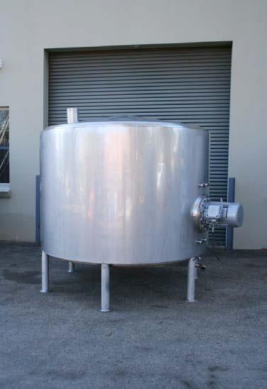 QUALITY SECOND HAND PRODUCTS Stainless Steel Mixing Tanks 3000 Ltr Stainless Steel Insulated Mixing Tank #10427 2750 Ltr Stainless Steel Insulated Mixing Tank #10976 950