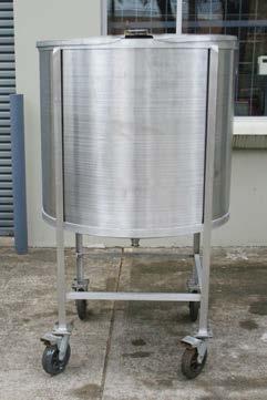 Steel Tank #8737 1500  # 9992 1150 Ltr Stainless