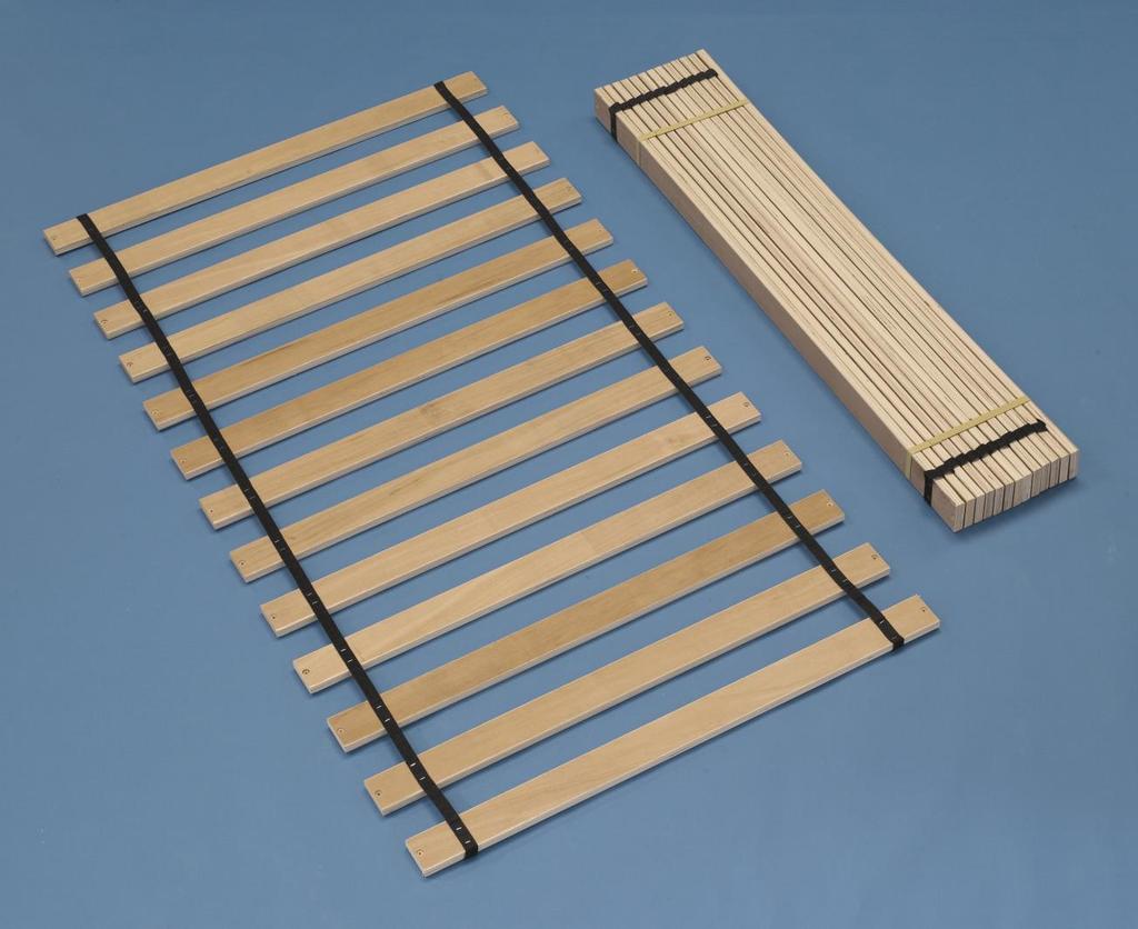 Full Roll Slats B100-12 Give your mattress added support and distribute body weight more evenly with the addition of wooden roll slats.