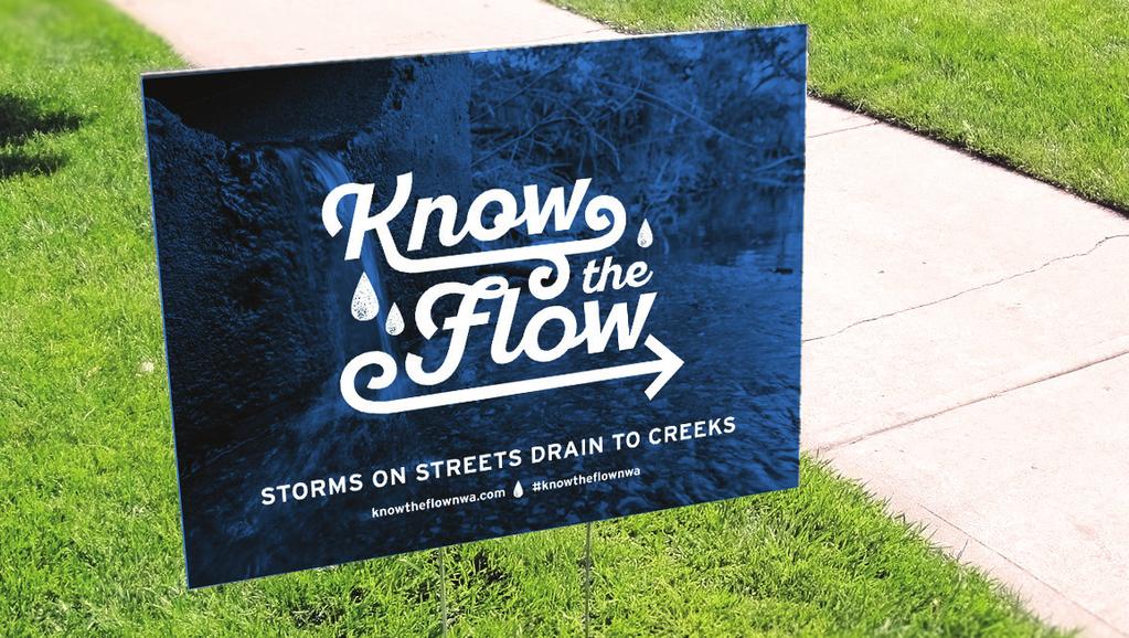 Connecting Streets to Creeks A crucial component to getting people to understand stormwater pollution prevention is to