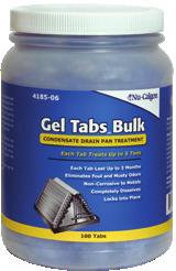 Indoor Air Quality Gel Tabs - Condensate Drain Pan Treatment Formulated with a breakthrough technology for treating air