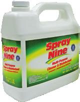 spray 61117 23732 ClenAir Number Spray Nine Cleaner & Disinfectant Spray Nine is a tough task cleaner and broad
