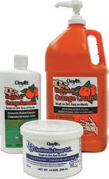 Premium antimicrobial hand cleaners that quickly dissolve dirt, grease, fuel oil, pipe dope, resin, ink, paint,